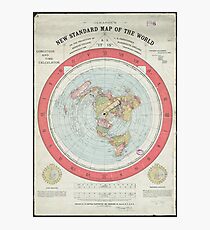 Flat Earth Photographic Print