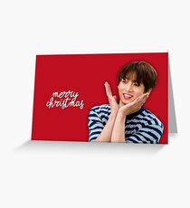 Tarjeta de felicitación BTS Jungkook Tarjeta de Navidad