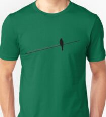 Bird on a wire Unisex T-Shirt