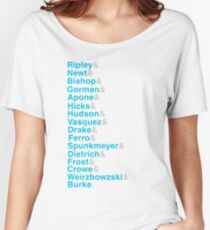 Aliens List Shirt Women's Relaxed Fit T-Shirt
