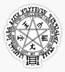 hellsing crest Sticker