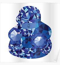 Crystallized Sapphire Poster