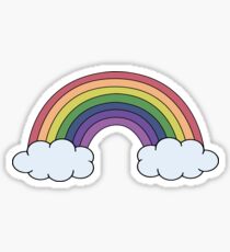 Rainbow Cloud Stickers | Redbubble