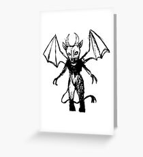 Tarjeta de felicitación Inked Jersey Devil