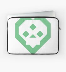 SKULL HEART (LIGHTGREEN) Laptop Sleeve