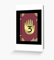 Gravity Falls // Journal 3 Greeting Card