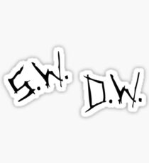 Sam Dean Winchester Initials Sticker