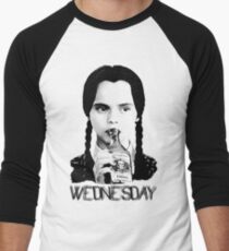 Wednesday Addams | The Addams Family Men's Baseball ¾ T-Shirt