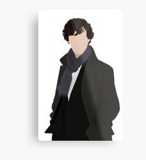 Sherlock Vector Metal Print