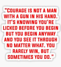 Atticus Finch to kill a mockingbird Sticker