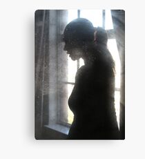 woman...window... Canvas Print