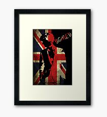 Sherlock Bored Vector Framed Print