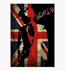 Sherlock Bored Vector Photographic Print