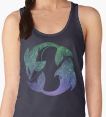 Swim Free Whale and Dolphin Women's Tank Top