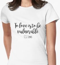 To Love - C.S. Lewis Women's Fitted T-Shirt