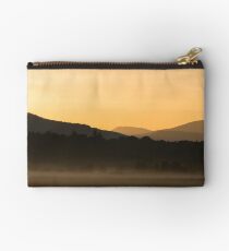 Dawn over the Mountains, Cades Cove, Smoky Mountains National Park Studio Pouch