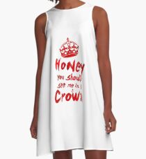 Moriarty Quote A-Line Dress