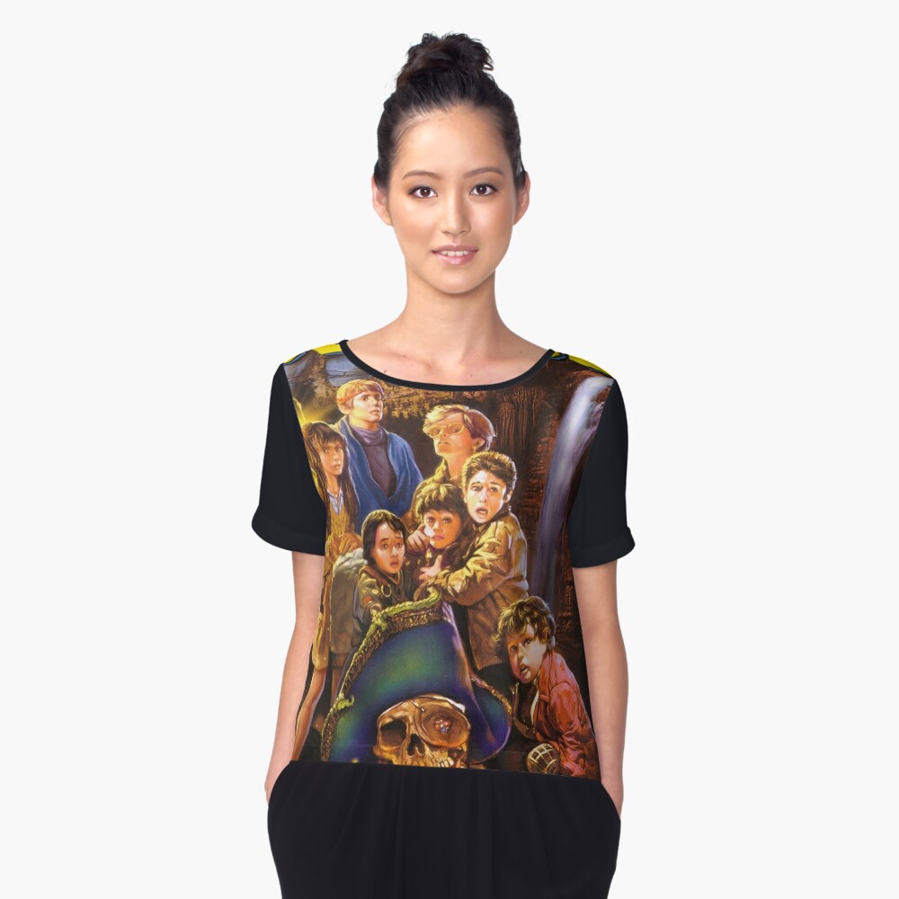 "Goonies" Women's Chiffon Top by LMPDrawings | Redbubble