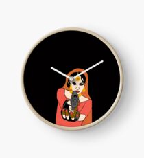 Angry Dulhan Clock