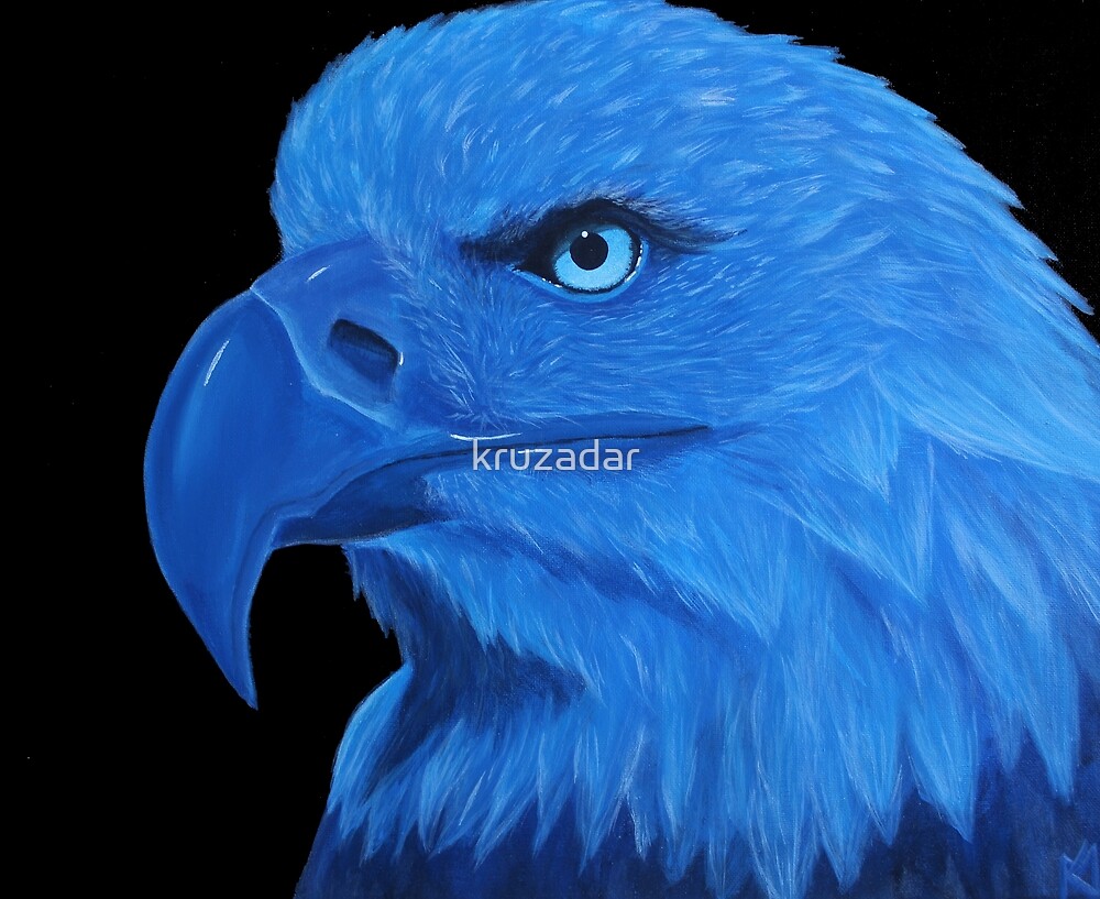 "Blue Eagle" by kruzadar Redbubble