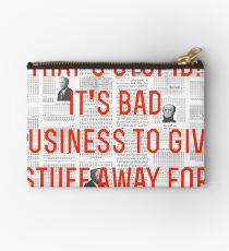 Stupid Free Market Studio Pouch