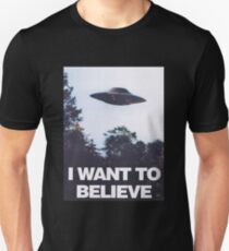 The X-Files I Want To Believe Unisex T-Shirt