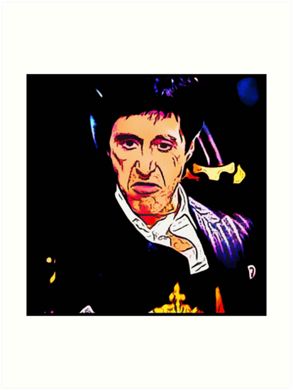 "Scarface" Art Print by 2koolNation | Redbubble