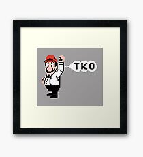 Mario the Referee - Punch Out! Framed Print