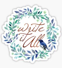 Write It All! Sticker