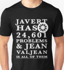 Camiseta ajustada Les Miserables Jean Valjean Javert Jay z 99 problemas