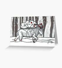 Yule Goat Greeting Card