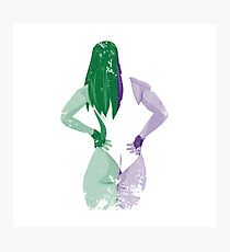 Minimalist She-Hulk Photographic Print