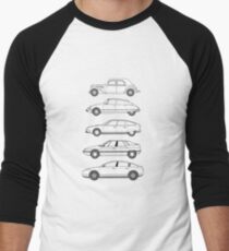 Citroen Haut de Gamme car art, TA, DS, CX, XM, C6. Men's Baseball Âľ T-Shirt