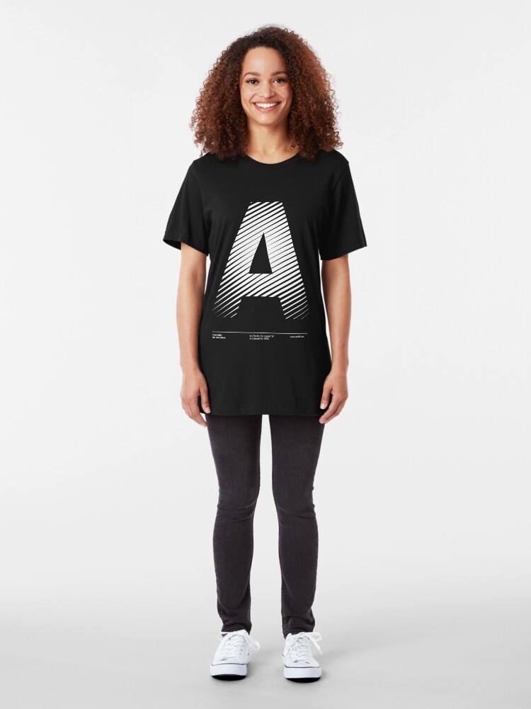Alternate view of The letter A Slim Fit T-Shirt