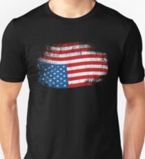Upside Down American Flag US in Distress T-Shirt Unisex T-Shirt