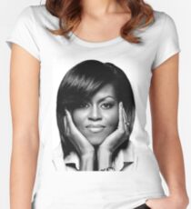 michelle Women's Fitted Scoop T-Shirt