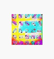 Safety Pin Rainbows Art Board