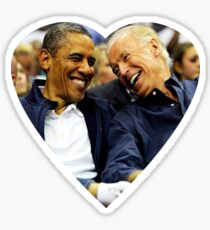 joe biden and barack Sticker