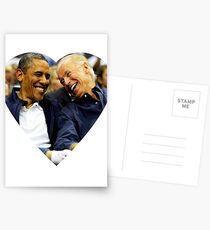 joe biden and barack Postcards