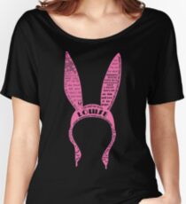 Louise Belcher is Awwwesome! (black) Women's Relaxed Fit T-Shirt