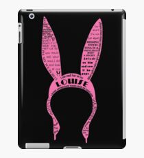 Louise Belcher is Awwwesome! (black) iPad Case/Skin