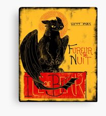 Fury of the Night - Vintage Edition Canvas Print
