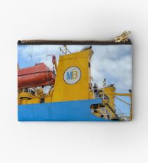 The MailBoat docked at Potter's Cay in Nassau, The Bahamas Studio Pouch
