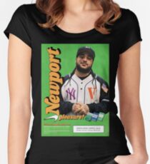 A$AP Yams Newport Cigarette Ad Women's Fitted Scoop T-Shirt