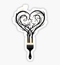 Paint your love song Sticker