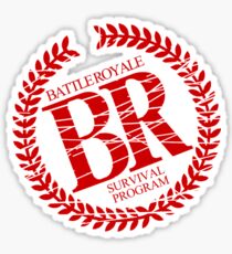 Battle Royale Survival Program Japanese Horror Movie T shirt Sticker