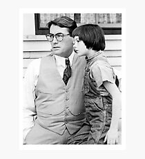 Atticus Finch and Scout Photographic Print