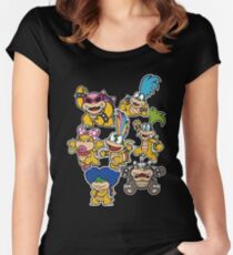 Koopalings - Paper Mario: Color Splash Women's Fitted Scoop T-Shirt