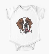 Body de manga corta para bebé Goofy St. Bernard