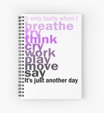 It Only Hurts Spiral Notebook